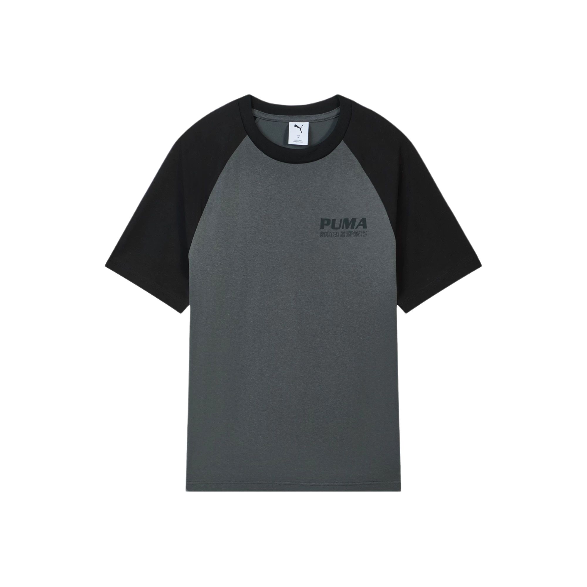 Puma Graphic Retro Crew Neck Short Sleeve T-Shirt Unisex tops Mist-Gray 696371-79 XS