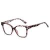 0 -0.5 -0.75 To -6.0  Anti Blue Rays Oval Prescription Spectacles With Cylinder Vintage Spring Hinge Short-Sight Eyewear
