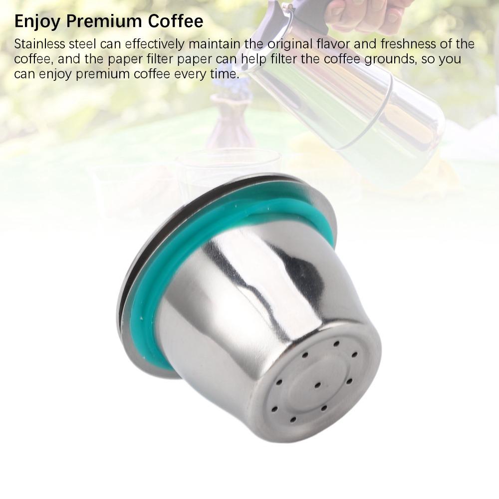 With Filter Paper Reusable Coffee Capsule Coffee Capsule With Filter Paper For Coffee Maker