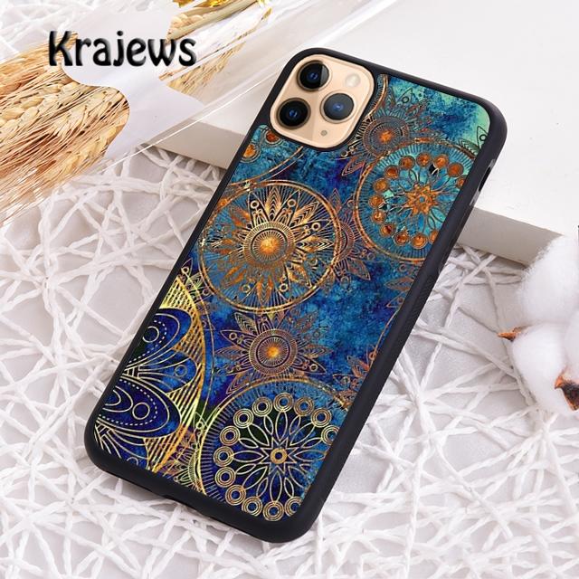 Floral Paisley Flower Mandala For iPhone 17 Air 16 Phone Case Cover 15 14 plus 12 13 pro max coque