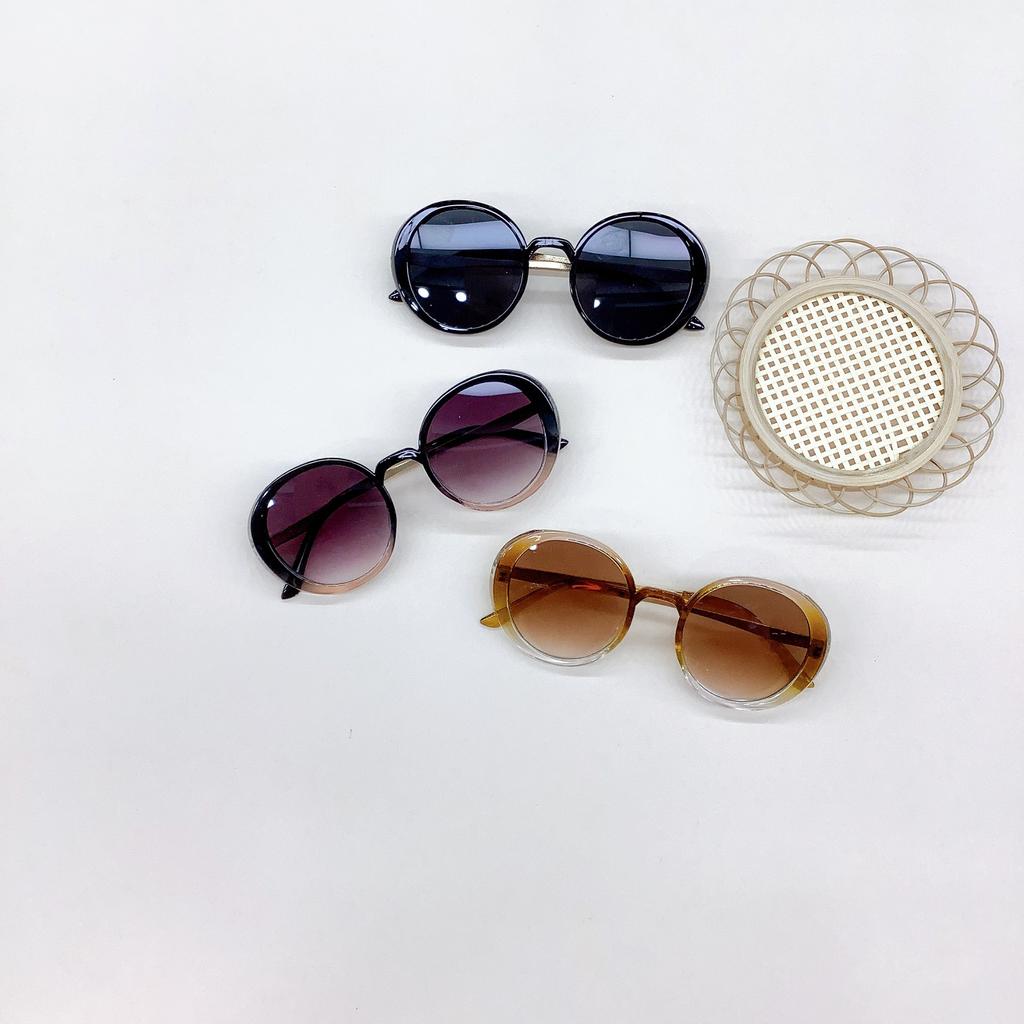 Personalisierte Kinder-Sonnenbrille mit rundem Rahmen, modische Jungen- und Mädchen-Sonnenbrille für Reisen, UV-Schutz-Brille