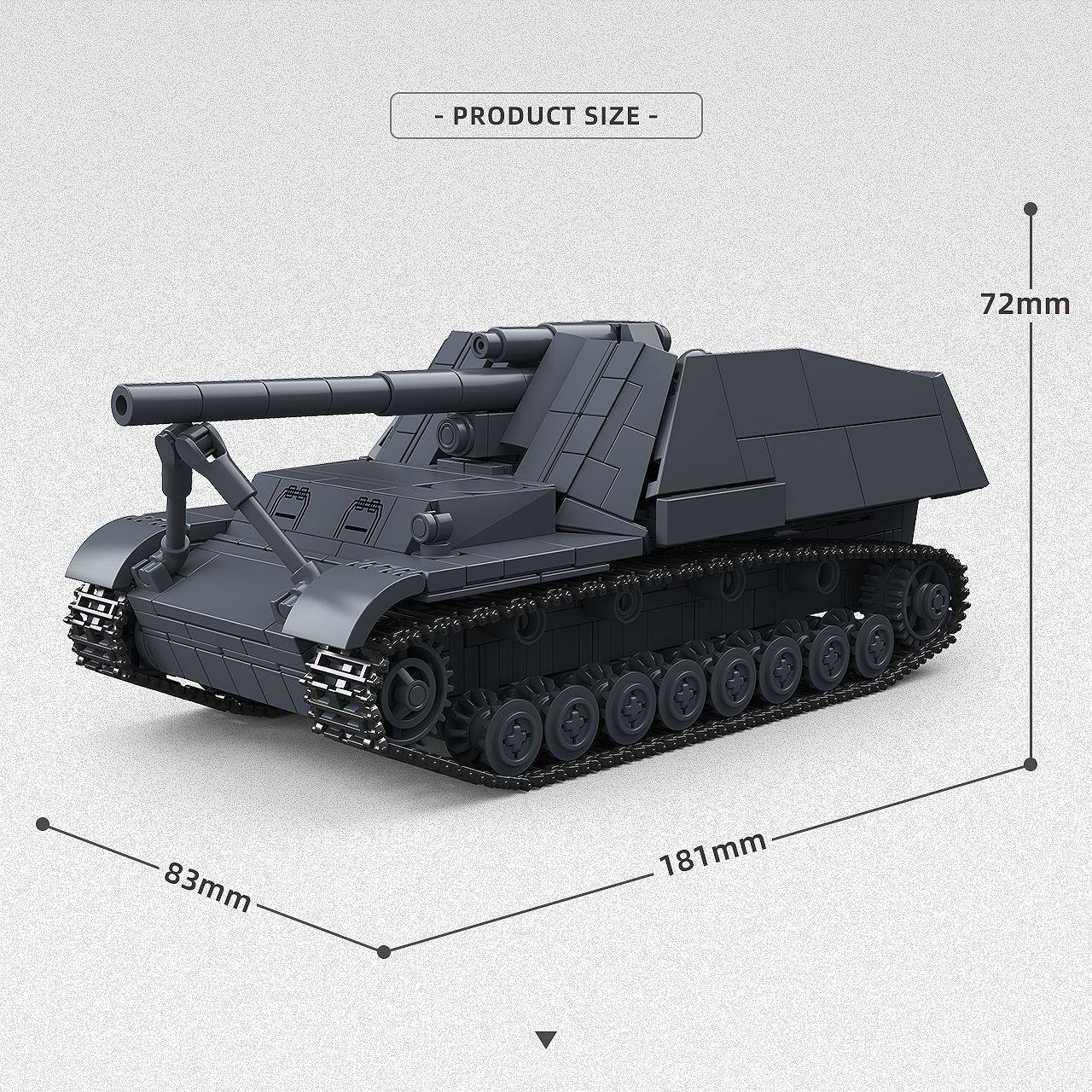 High-Standard 300039 High-Standard Wwii Top-Grade German Premium-Quality Wespe Self-Propelled Top-Grade Howitzer First-Class Educational no box