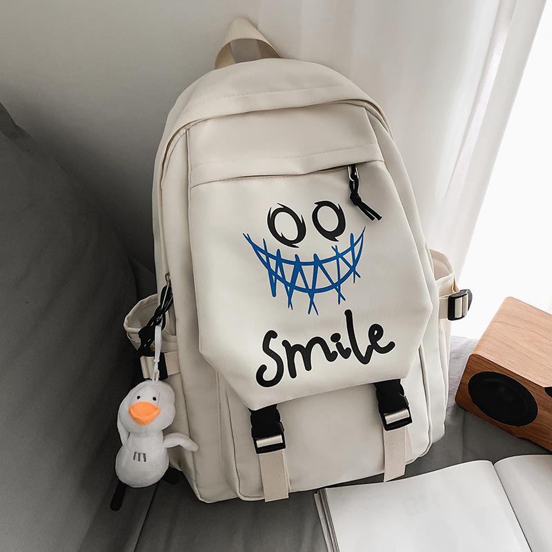 Fashion Letter Backpack Elementary School Students Junior High School Students High Quality Female Students