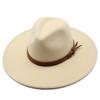 Style Wool Felt Hat With Wide Brim For Men And Women Summer Sun Protection