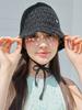 Aengbeulogseu Gardening Heart Strap Bucket Hat_Black