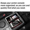 Center Console Organizer For FJ Cruiser 2007-2025 Accessories Insert Armrest Box ABS Secondary Storage Tray Coin Container