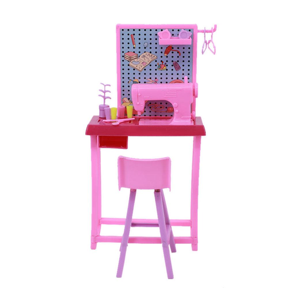 

Мебель для кукольного домика Кровать Стол Стул Для куклы 30 см / 11,8 дюйма Пластик Инструменты для уборки Аксессуары Миниатюрная модель мебели Подарки Игрушки