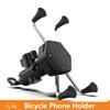 Motorcycle Phone Mount Anti Shake Motorbike Phone Holder for 3.5-7.0 Inch Smartphone for Motorcycle Mirror with 360° Rotatabe