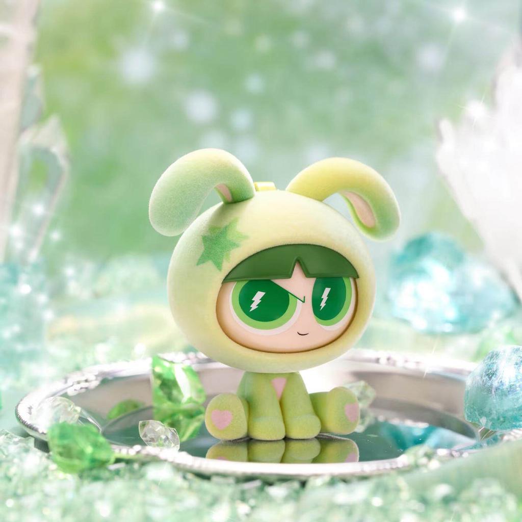 The Powerpuff Girls Face Changing Doll  Cartoon Doll Keychain  Anime Ornament Toy Birthday Gift