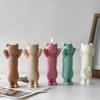 3D Katzenform Kerze Silikonform Seifenherstellungsformen Einzigartige Sitzende Katzen Silikonformen für Seife Resin Dekorationen