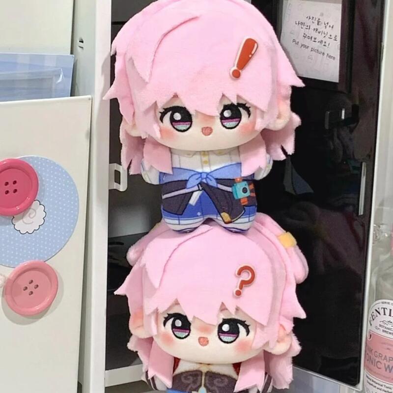Honkai Star Rail Periphery March 7Th Soft Plush 10Cm Q Version Palm Doll Desktop Decoration Anime Game Lovers Collect Dolls Gift