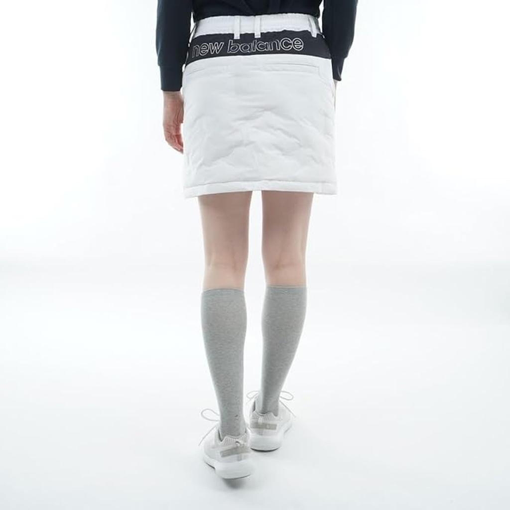 New Balance Padded Golf Skirt and Women's (Stretchable, Water-Repellent, Warm) / 012-5234504 030_White