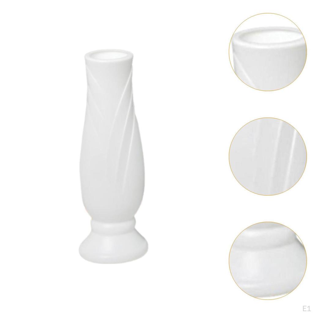 Decorative Unbreakable Modern Collectible Bud Vase for Indoor Farmhouse Restaurant Entryway