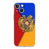 Armenia Armenian Flag Luxury Phone Case For iPhone 14 13 12 11 Pro Max XS X XR SE 7 8 Plus TPU Clear Silicone Lens Protect Cover