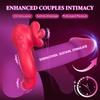 Men's Vibrating Penis Ring , Penis Vibrator, Clitoral and Testicle Stimulator, 10 Vibrations, Adjustable Vibrating Ring, Adult Sex Toys for Couples