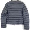 MONCLER CRISTALLETTE GIUBBOTTO collarless down Jacket 1 NavyUsed