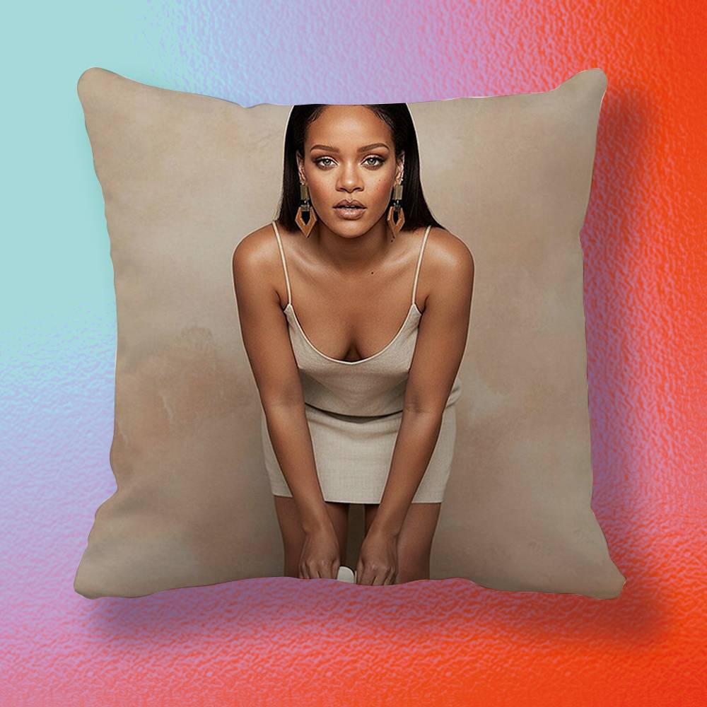 Singer R-Rihanna Double-sided printed pillow cover Solid color minimalist pillowcase, fits all bedroom styles