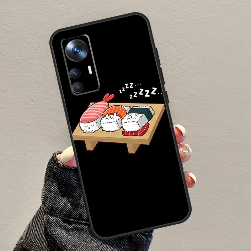 Kawaii Sushi Crowd For Xiaomi 13 12 Lite 11T 12T Pro 12X Phone Case For POCO F5 X3 X5 Pro M6 X4 F4 GT M5s F3