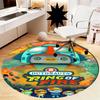 Octonauts Printed Round Rug Carpet Chair Rug Area Rug Entryway Doormats,for Office Chair Living Room Bedroom Kitchen Room.