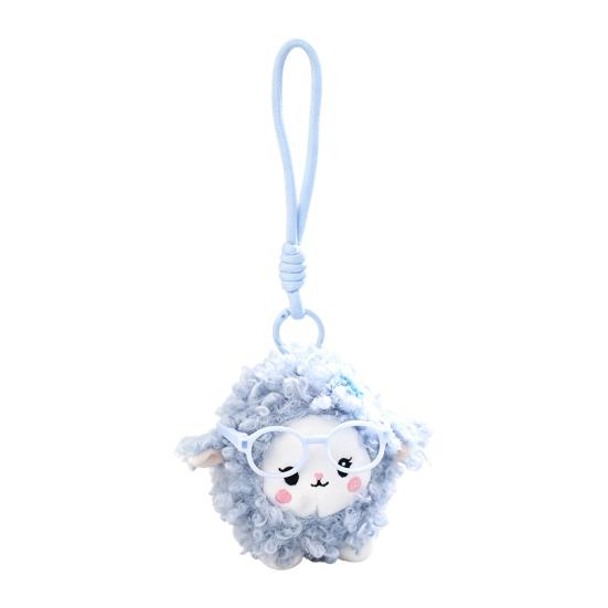 Keychain Doll, Mini Size Portable Soft Velvet Pendant, Sheep Doll Design Bag Pendant for Keys Backpacks Accessories
