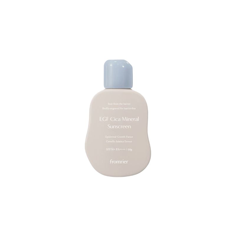 Fromrier Веганский солнцезащитный крем с EGF и Центеллой SPF50+ PA++++ 60г