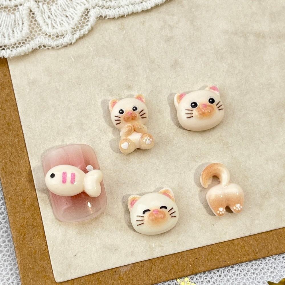 Little Fish Series Nail Art Charms DIY Craft Nail Decorations Resin Designer Charms for Nail Art