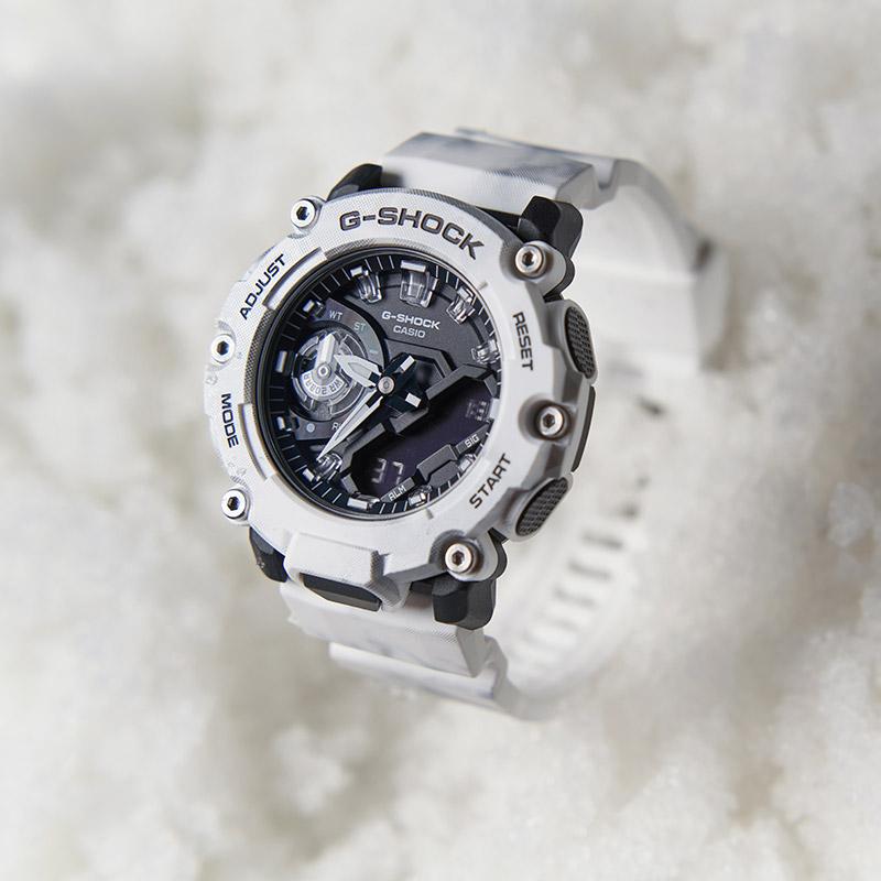 Casio G-Shock GA2200GC-7APR White Watch GA-2200GC-7APR GA-2200GC-7APR