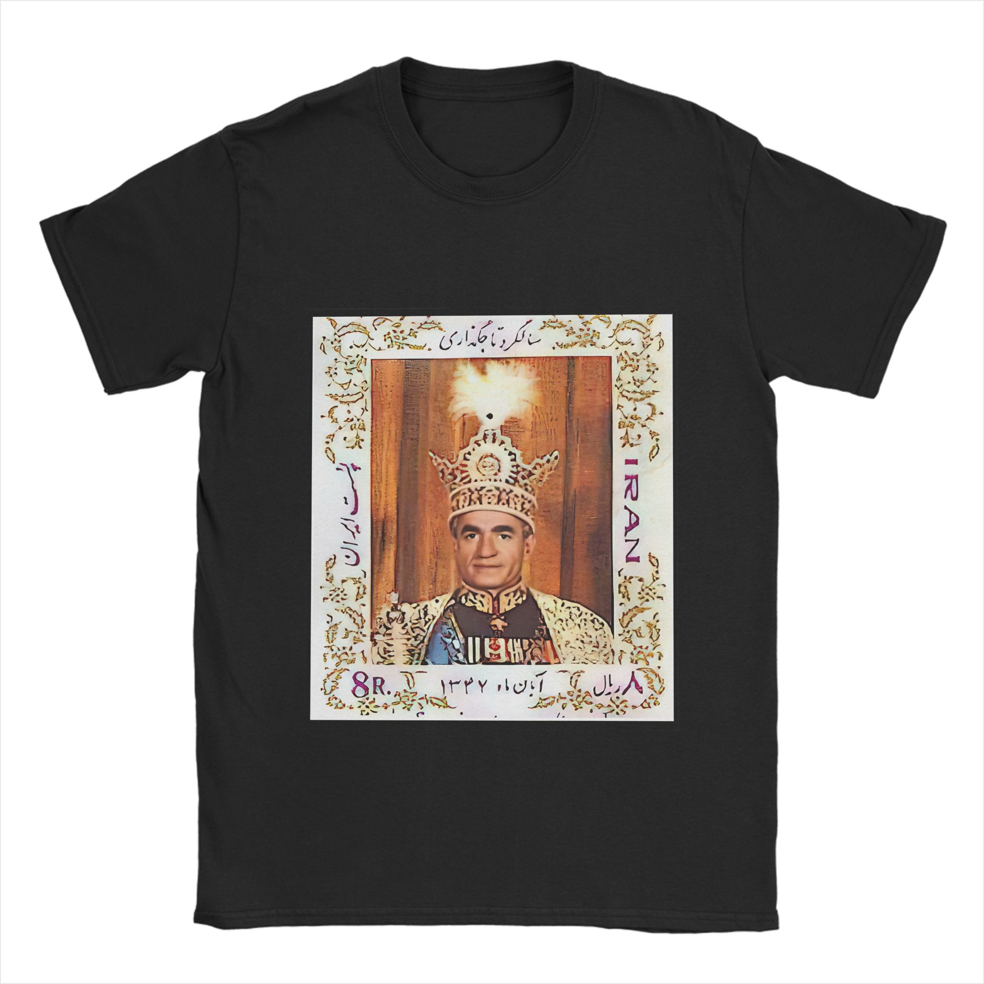 

Casual Mohammad Reza Pahlav T-Shirts Men O Neck Cotton T Shirt Short Sleeve Tees Plus Size Clothes - Men s Summer Cotton Gr... 5XL різнокольоровий