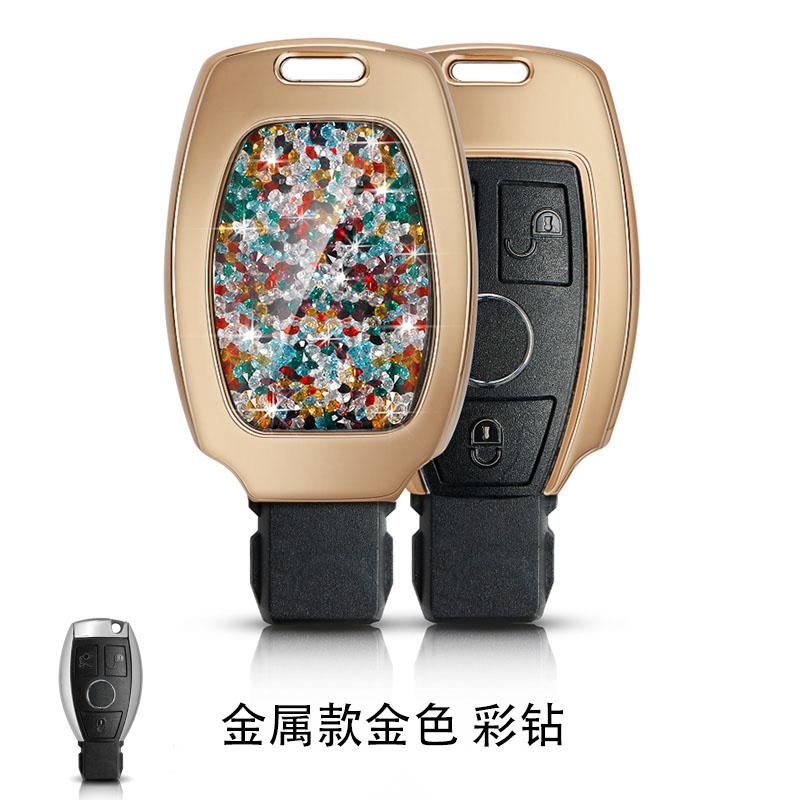 

Styling Mouldings Alloy Special Diamond Car Key Cover key Case For Mercedes Benz A AMG C180 CLK E260L CLA CLS R S320 SLK S400 GL
