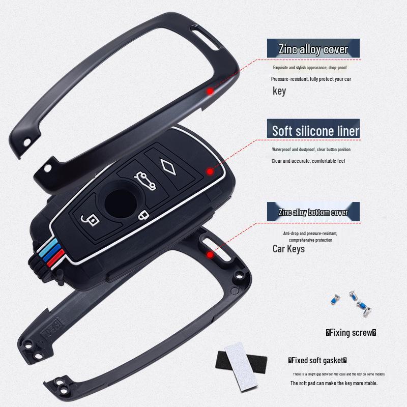 2022 SWM X3/X7/G01/G05 Men's Metal Smart Key Case with Buckle