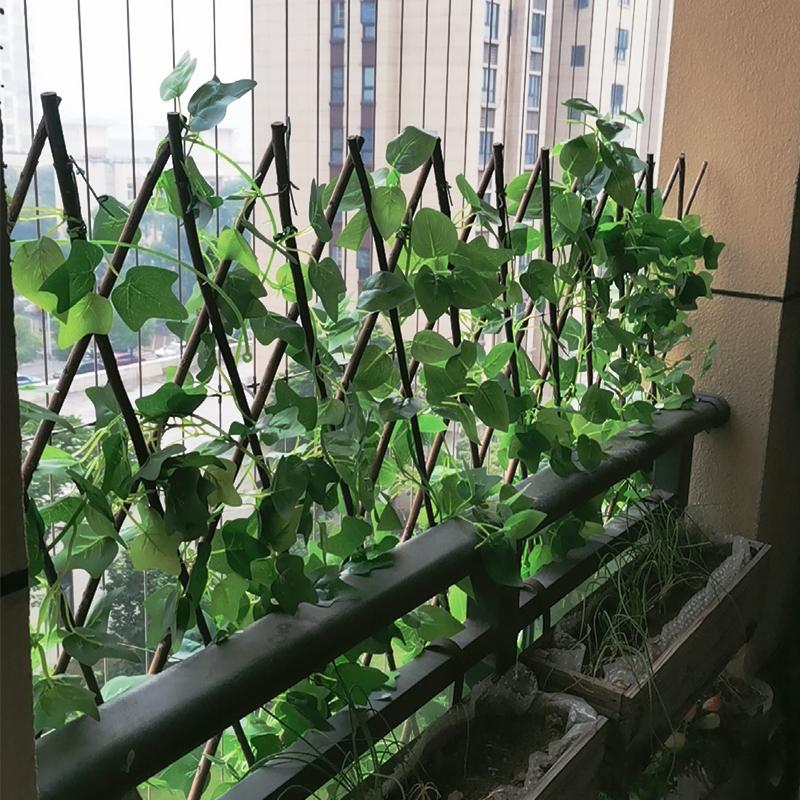 12PCS 2.1M Artificial Plant Vines Green Leaves Ivy Vines For Home Wedding Decoration Wholesale DIY Hanging Wreath Fake Flowers