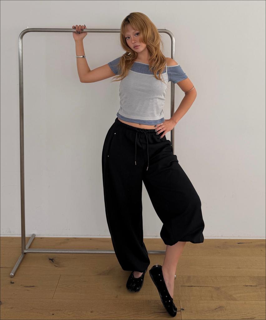 MIXXO Curved Elastic Waist Pants_Miwtmg36Ss Miwtmg50Qb Miwtmg80Qc (A Type)