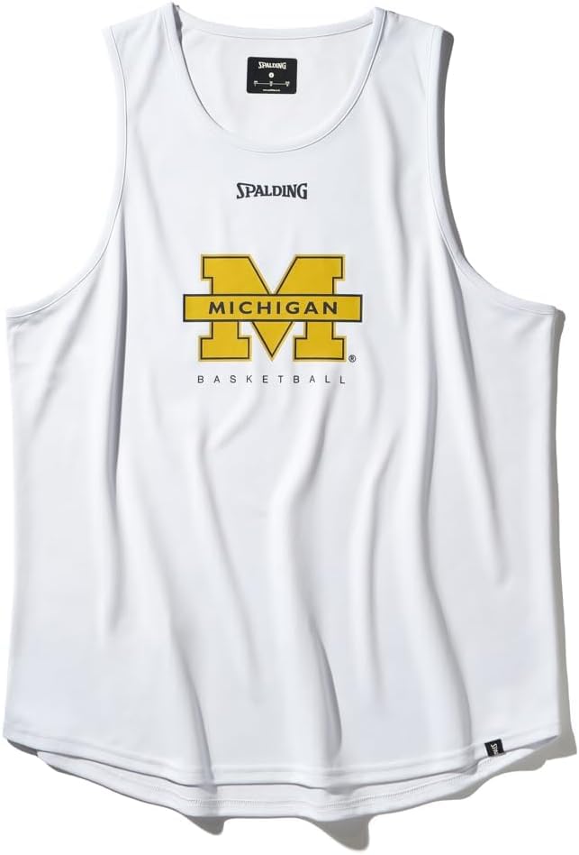 

Spalding Michigan Basketball Tank Top, White, Size L, SMT25022M