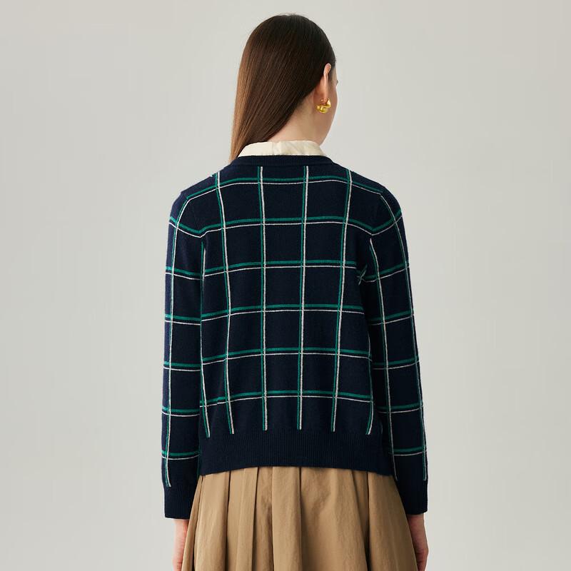 Zhaojun Women's British Style Cashmere Cardigan