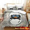 Cute Calimero Bedding Set Single Twin for Full Queen King Size Bed Set Aldult Kid Bedroom soft Duvetcover Sets Kawaii Bed