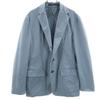 Tailored Jacket 40 Blue Gray Men's Used