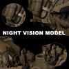 GPNVG 18 Night Vision Goggle Tactical Helmet Binocular Model Four-Eye Night Vision Device Model for Cosplay Tactical Games