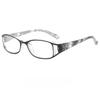 Women Fashionable Reading Glasses Stripes Printed Reading Glasses Anti Blue Light Eyewear Rectangle Presbyopia Eyeglasses