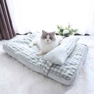 All-season Pet Mat  Fully Removable and Washable  Summer Dog Mattress  Kennel Mattress  Sleeping Mat  Korean Cat Nest