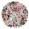 50 Waterproof No-Residue Weird Town Stickers for Suitcases, Laptops, DIY Albums