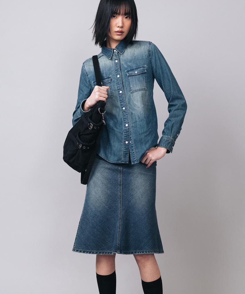 Bellie (W) City Denim Shirt - Indigo