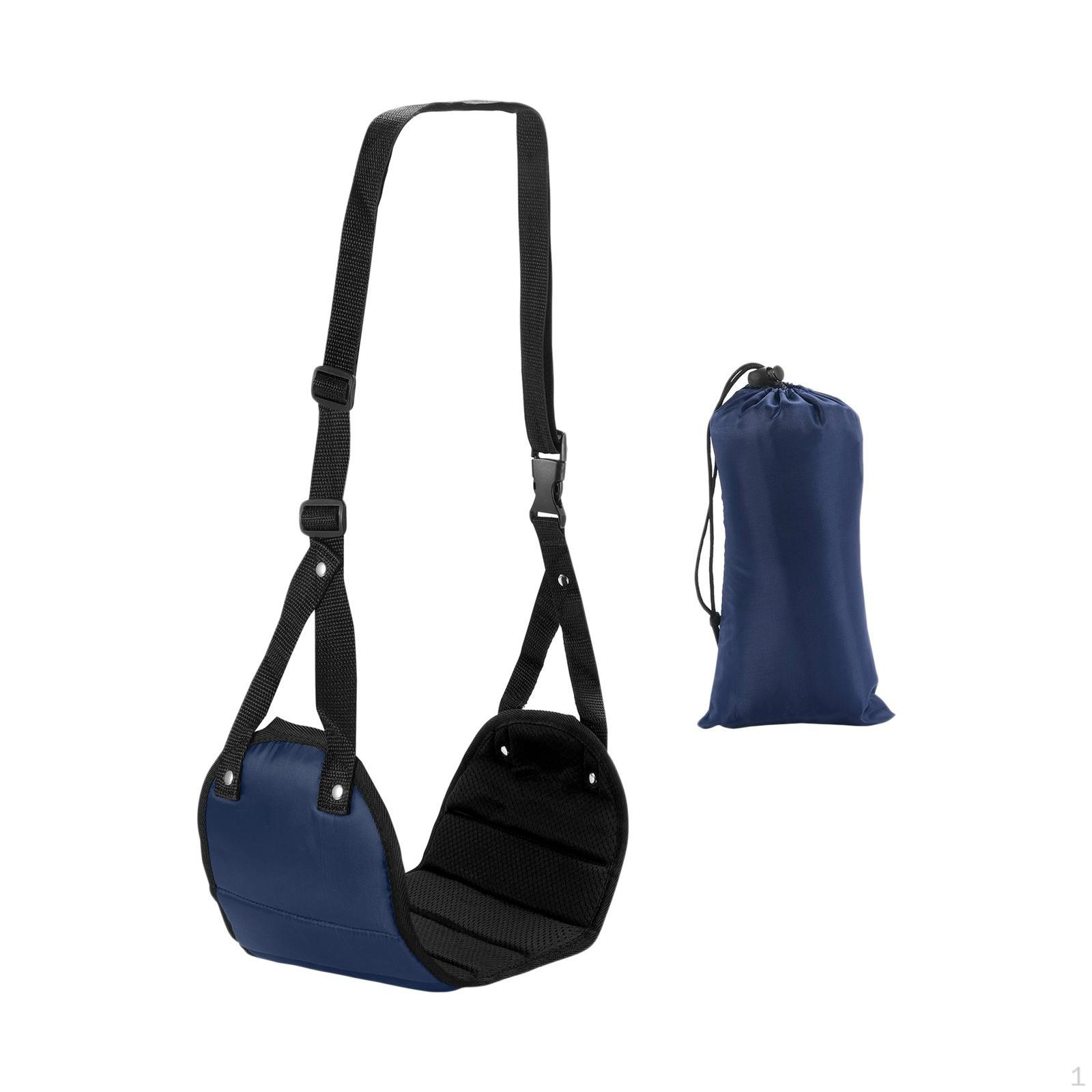 

Подставка для ног в самолете, гамак на каблуке, дорожный отдых, аксессуары, комфорт для ног темно-синий