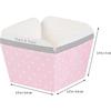 100pcs Paper Baking Cup Small Square Cake Wrappers Cupcake Liners (White 1) - DD01