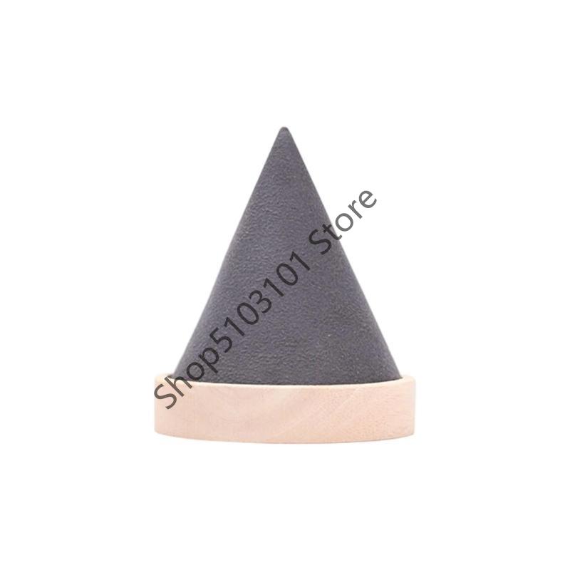 

Creative Velvets Cone Bracelet Display Stand Ring Bangle Anklet Chain Necklace Jewelry Storage Rack Holder сірий колір