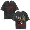 2026 T-shirt Grafiche Vintage Lavate Band Rock Gorillaz Album The Now Now Uomo Donna Abbigliamento Hip Hop Punk T-shirt Girocollo Oversize Y2K