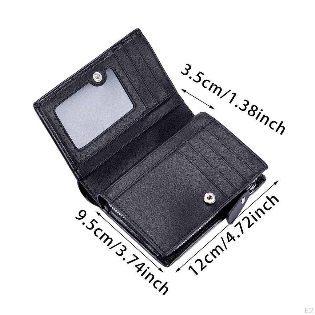 RFID Blocking Wallet Purse Change Pouch Fashion Large Capacity Bifold Card Holder for