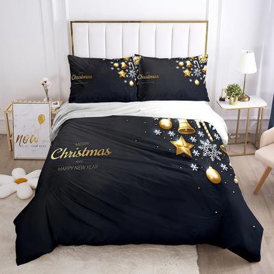 Merry Chirstmas Santa Claus 3D Print Bedding Set Cozy Duvet Cover King Queen Twin Size Chrisatmas Gift Happy New Room Decor