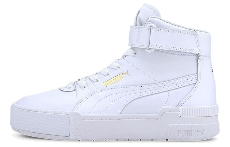 PUMA Cali Sport Warm Up High White Women s 373436-01 35.5