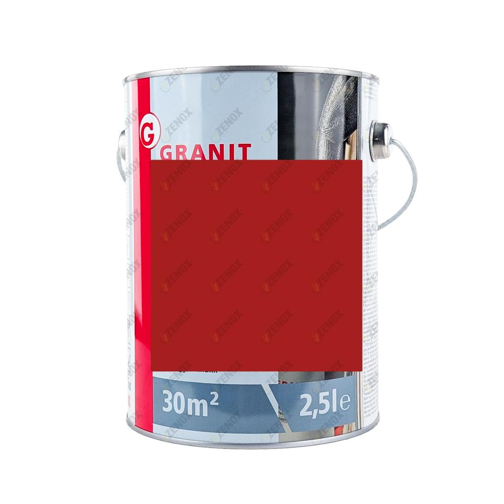Paint Varnish Signal Red RAL 3001 WILCKENS GRANIT 2.5 Can