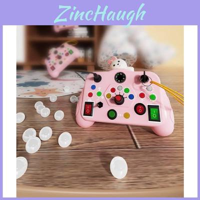 Montessori Busy Board With Led Lights And Sound For Toddler Sensory Development